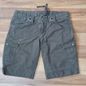 Athleta Cargo Shorts Army Green